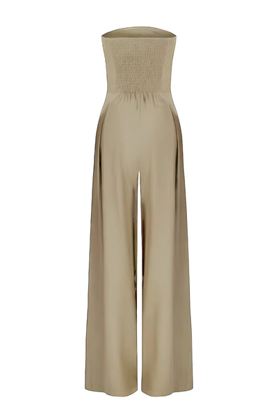 Amélie Jumpsuit with Shoulder Straps – Effortless Elegance