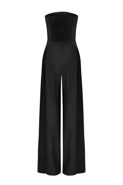 Amélie Jumpsuit with Shoulder Straps – Effortless Elegance