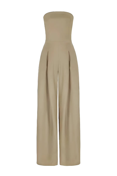Amélie Jumpsuit with Shoulder Straps – Effortless Elegance