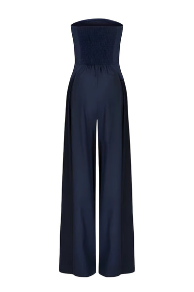 Amélie Jumpsuit with Shoulder Straps – Effortless Elegance