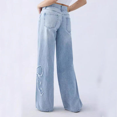 Straight-Leg Denim Jeans – Urban Street Style