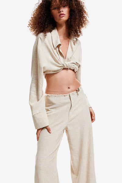 Linen Blend Pants
