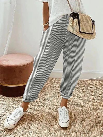 LORE | STRIPED COMFORT TROUSERS