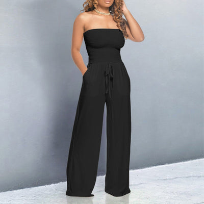KATHERINE | TRENDY OFF-SHOULDER JUMPSUIT