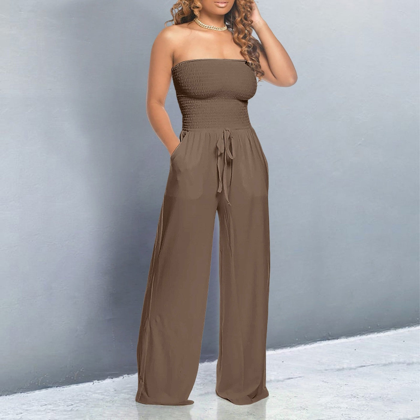 KATHERINE | TRENDY OFF-SHOULDER JUMPSUIT