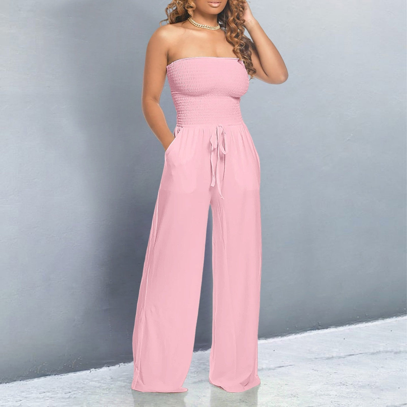 KATHERINE | TRENDY OFF-SHOULDER JUMPSUIT